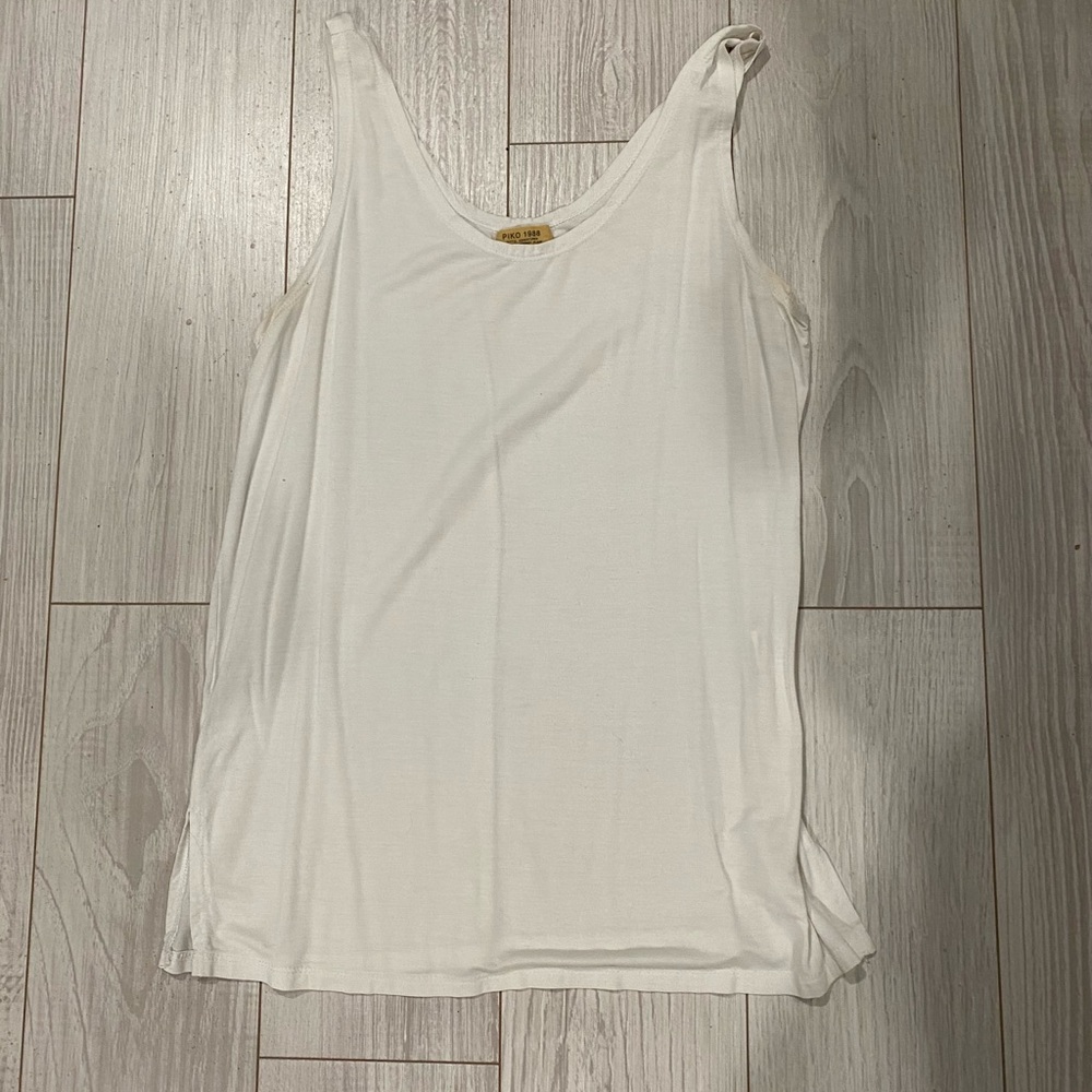 Soft white tank top